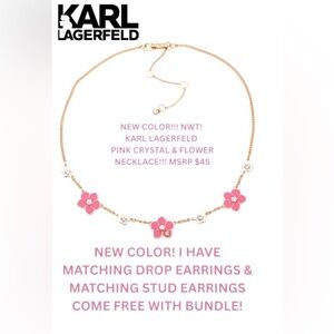 NWT! KARL LAGERFELD NECKLACE! NEW COLOR JUST CAME OUT FOR 2025!